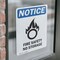 Signmission Fire Safety No Storage Sign, Vinyl Decal, 7in W x 10in L, 2PK OS-2PACK-NS-D-710-V-12656 - alternate 2